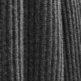 Zip Front Sweater in Anthracite/Black | James Perse Los Angeles FLAT