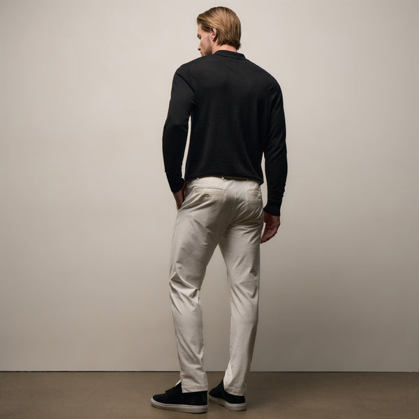 Golf Trouser in Off White | James Perse Los Angeles