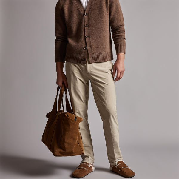 Performance Trouser in Sand | James Perse Los Angeles