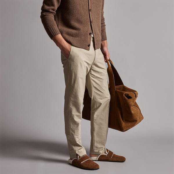 Performance Trouser in Sand | James Perse Los Angeles