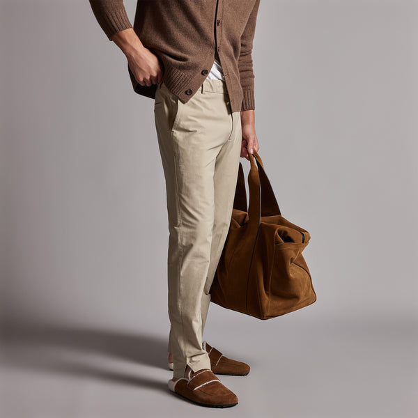 Performance Trouser in Sand | James Perse Los Angeles