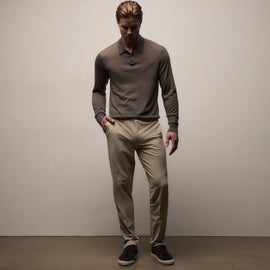 Golf Trouser in Sand | James Perse Los Angeles
