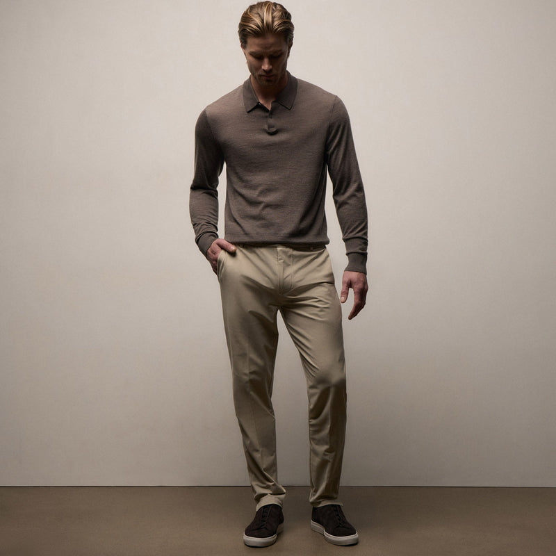 Golf Trouser in Sand | James Perse Los Angeles