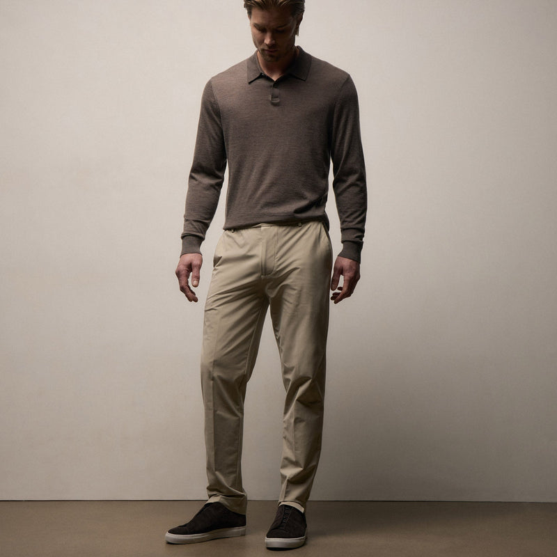 Golf Trouser in Sand | James Perse Los Angeles