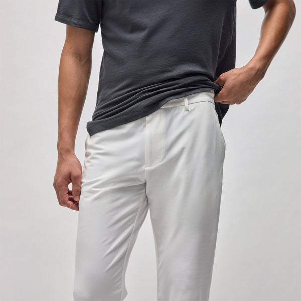 Golf Trouser in White | James Perse in Los Angeles