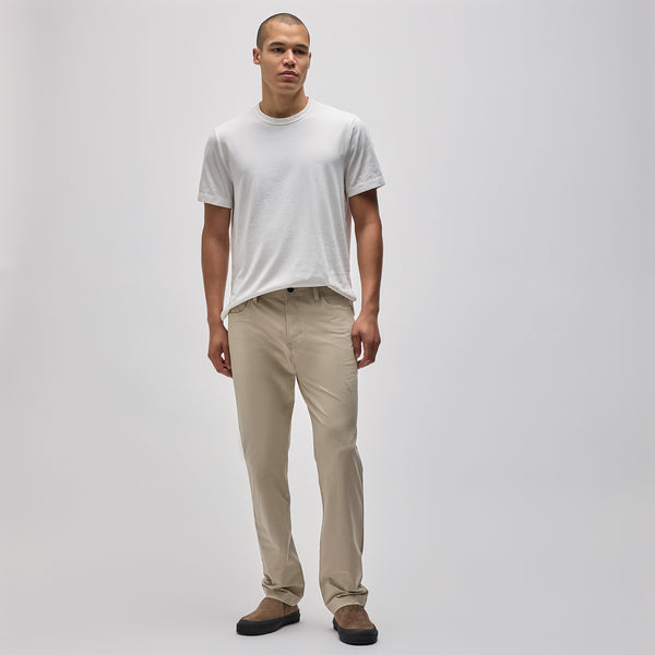 5 Pocket Performance Pant in Sand | James Perse Los Angeles