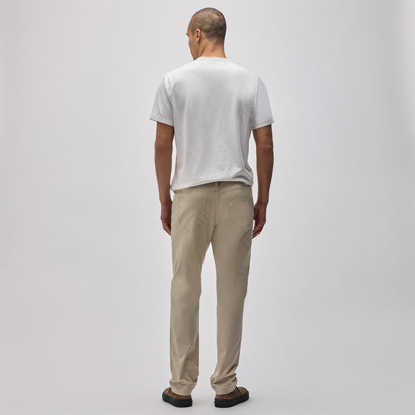 5 Pocket Performance Pant in Sand | James Perse Los Angeles