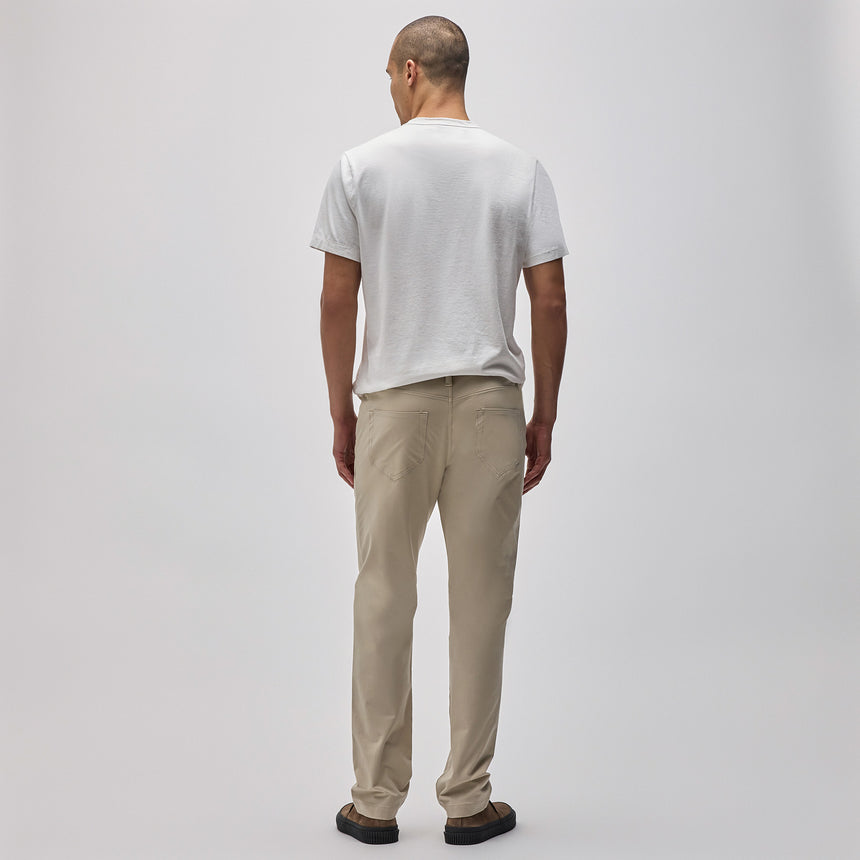 5 Pocket Performance Pant in Sand | James Perse Los Angeles