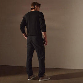Performance Cotton Cargo Pant in Black | James Perse Los Angeles