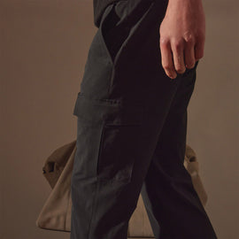 Performance Cotton Cargo Pant in Black | James Perse Los Angeles