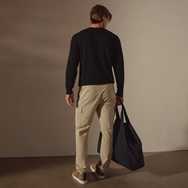 Performance Cotton Cargo Pant in Sand | James Perse Los Angeles