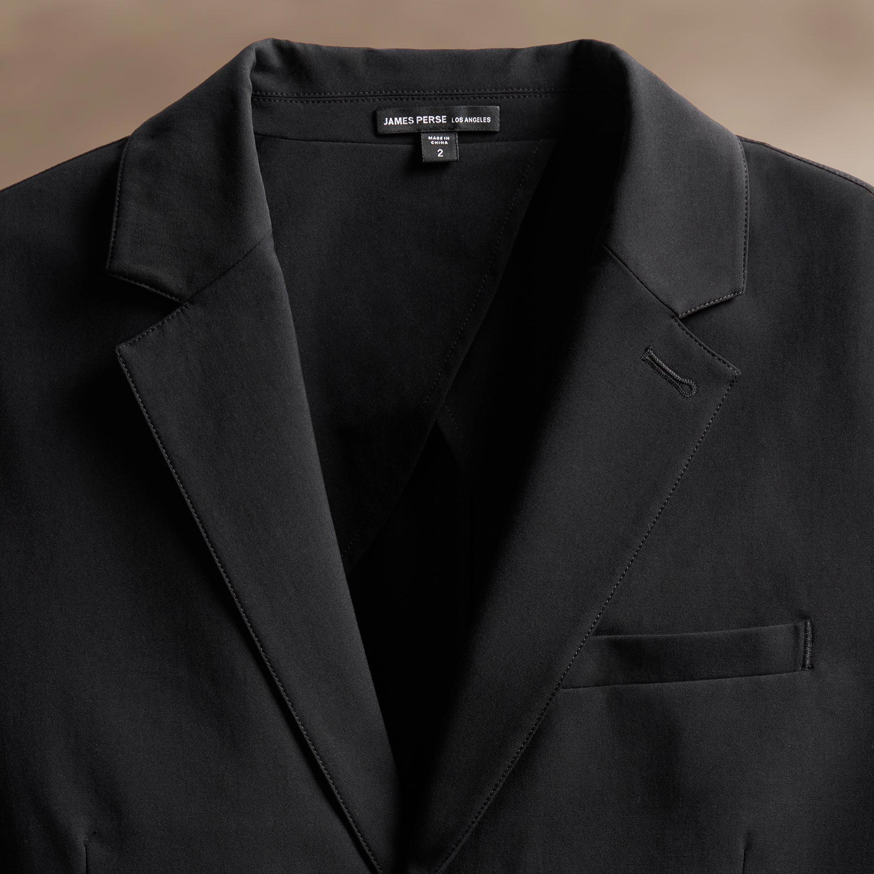 Performance Blazer in Black | James Perse Los Angeles FLAT