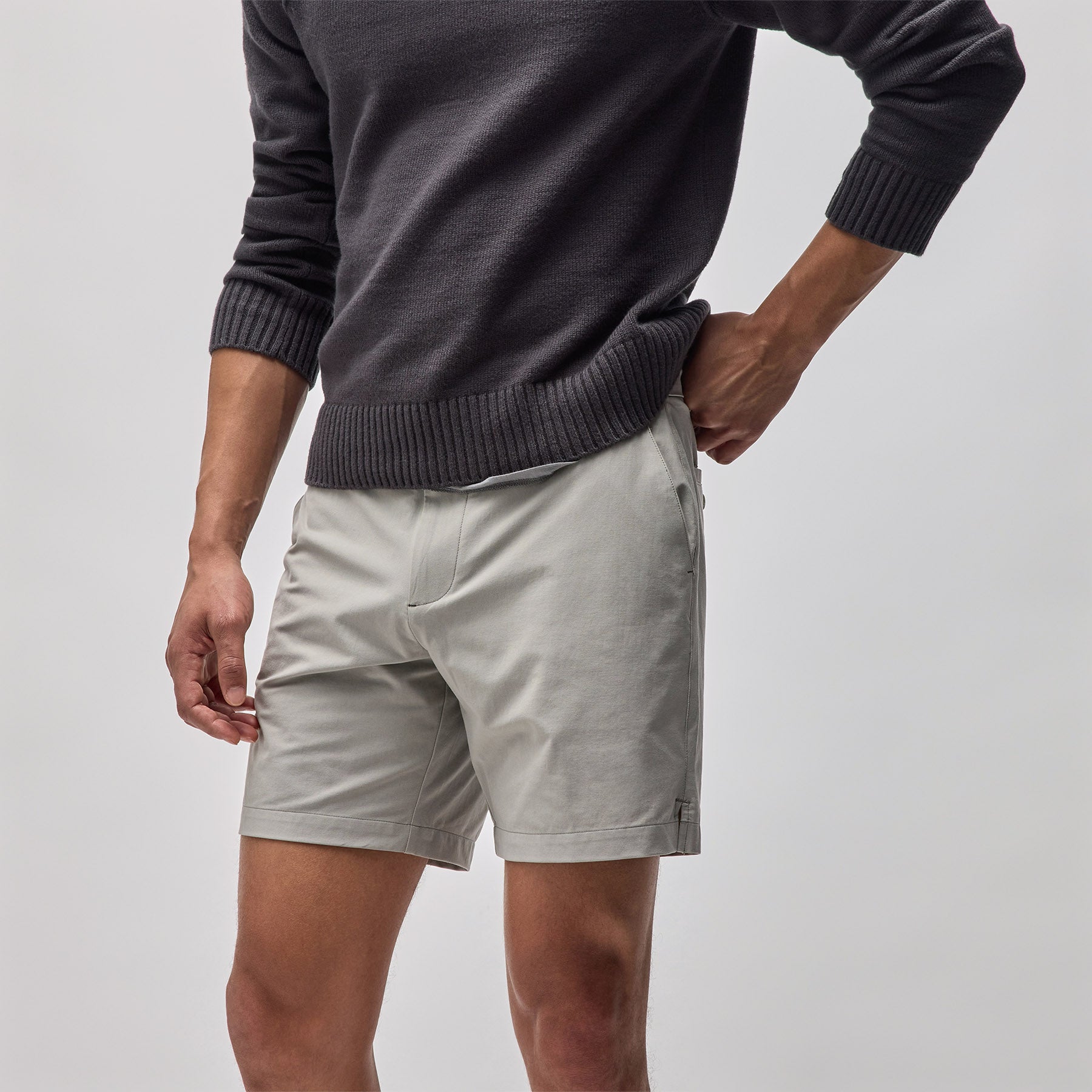 Golf Short in Concrete | James Perse Los Angeles