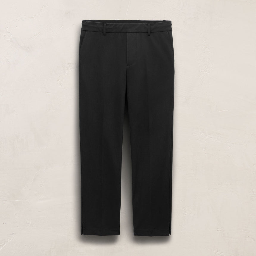 Straight Leg Golf Trouser in Black | James Perse Los Angeles