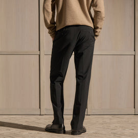 Straight Leg Golf Trouser - Black
