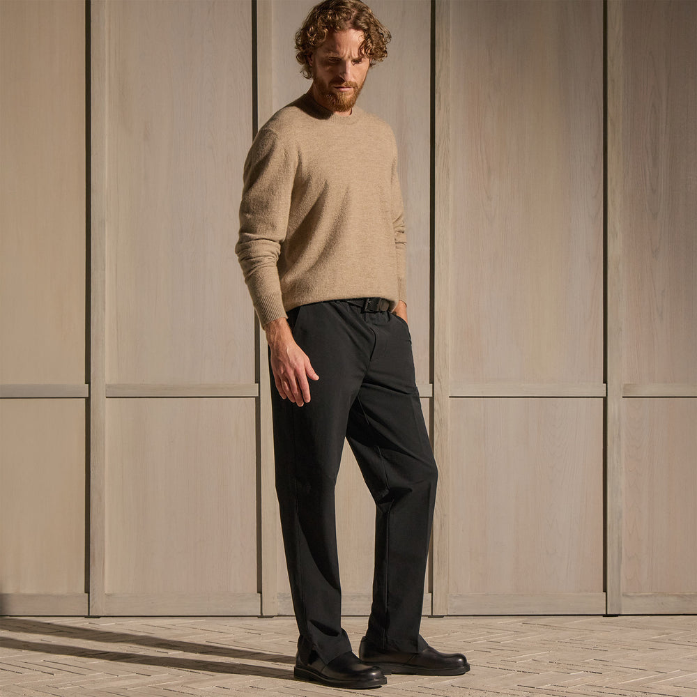 Straight Leg Golf Trouser - Black