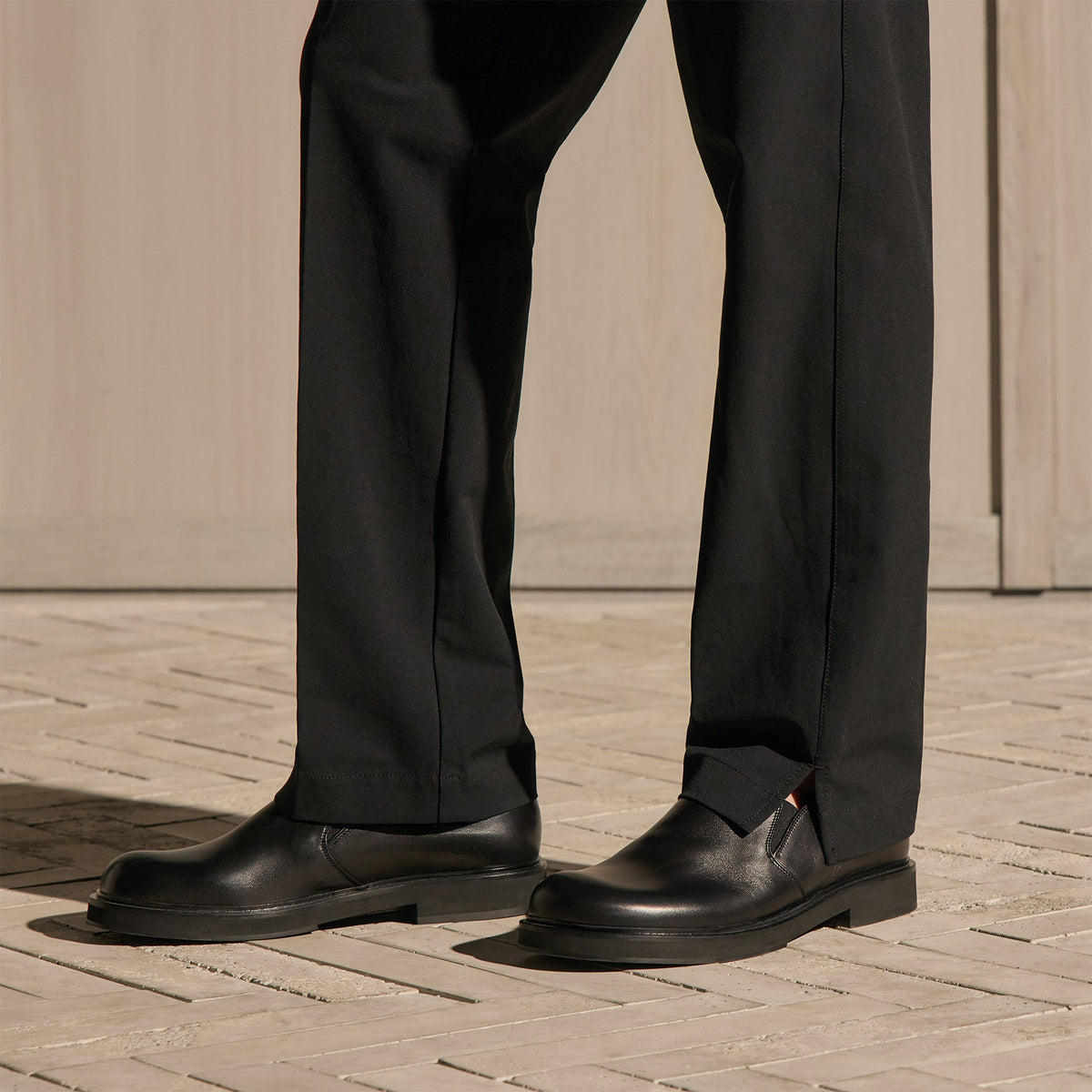 Straight Leg Golf Trouser - Black