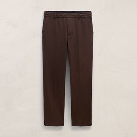 Straight Leg Golf Trouser in Bark | James Perse Los Angeles