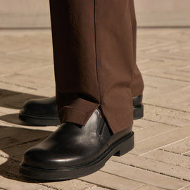 Straight Leg Golf Trouser - Bark