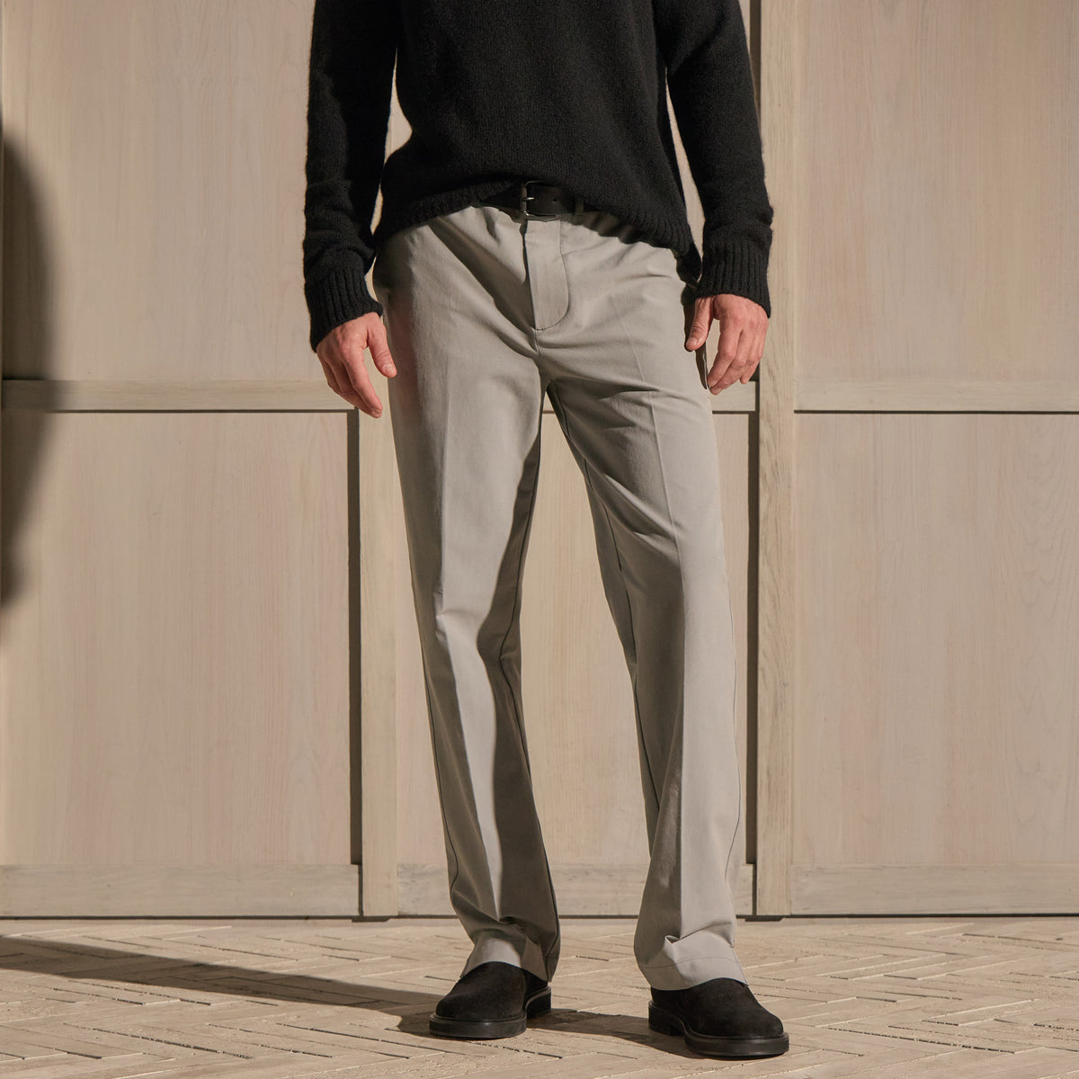 Straight Leg Golf Trouser - Dove