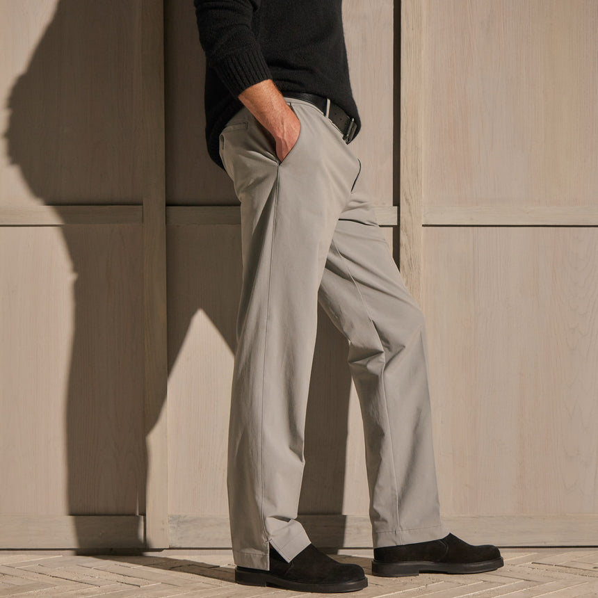 Straight Leg Golf Trouser - Dove