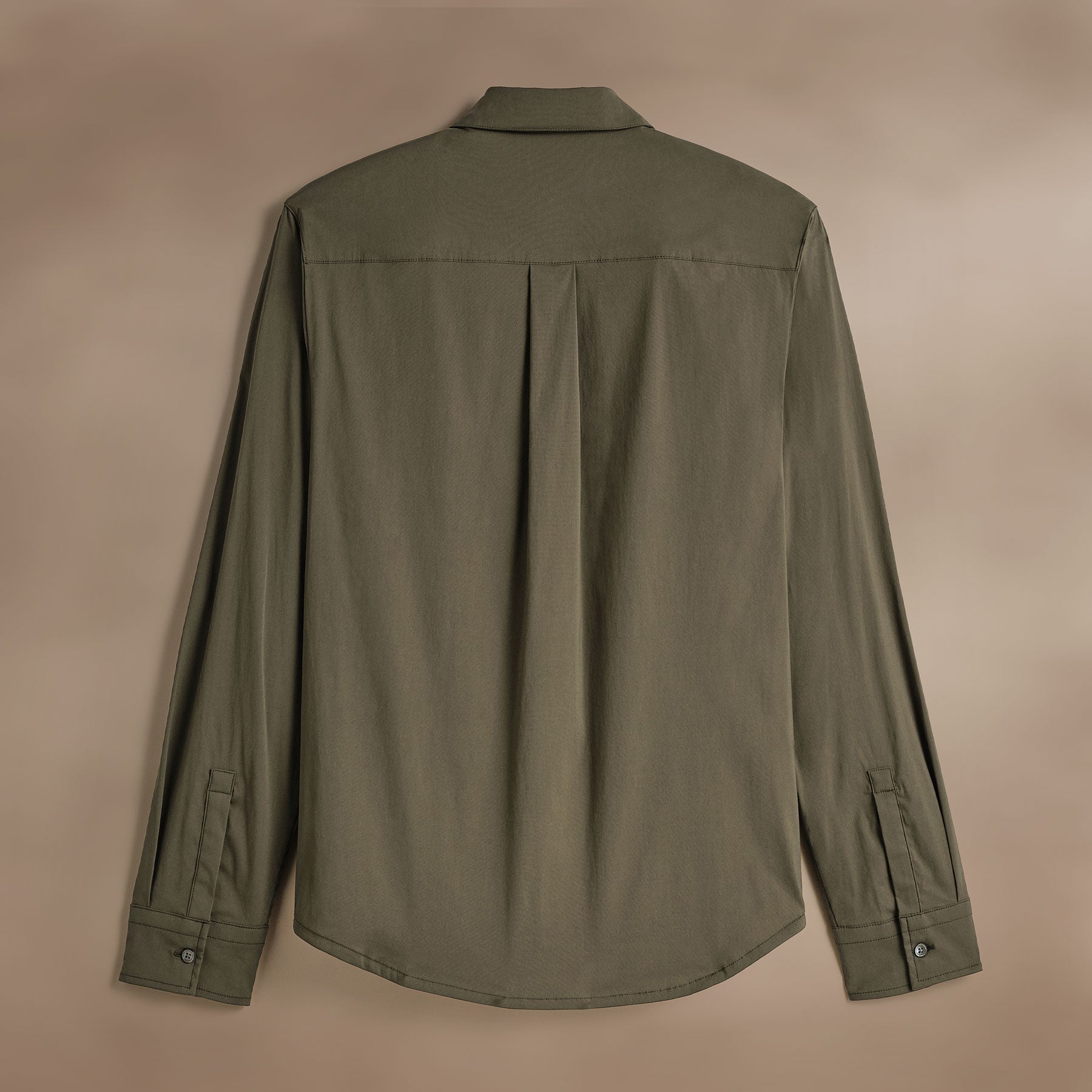 Performance Poplin Shirt in Army Green | James Perse Los Angeles