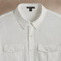 Performance Poplin Shirt in White | James Perse Los Angeles