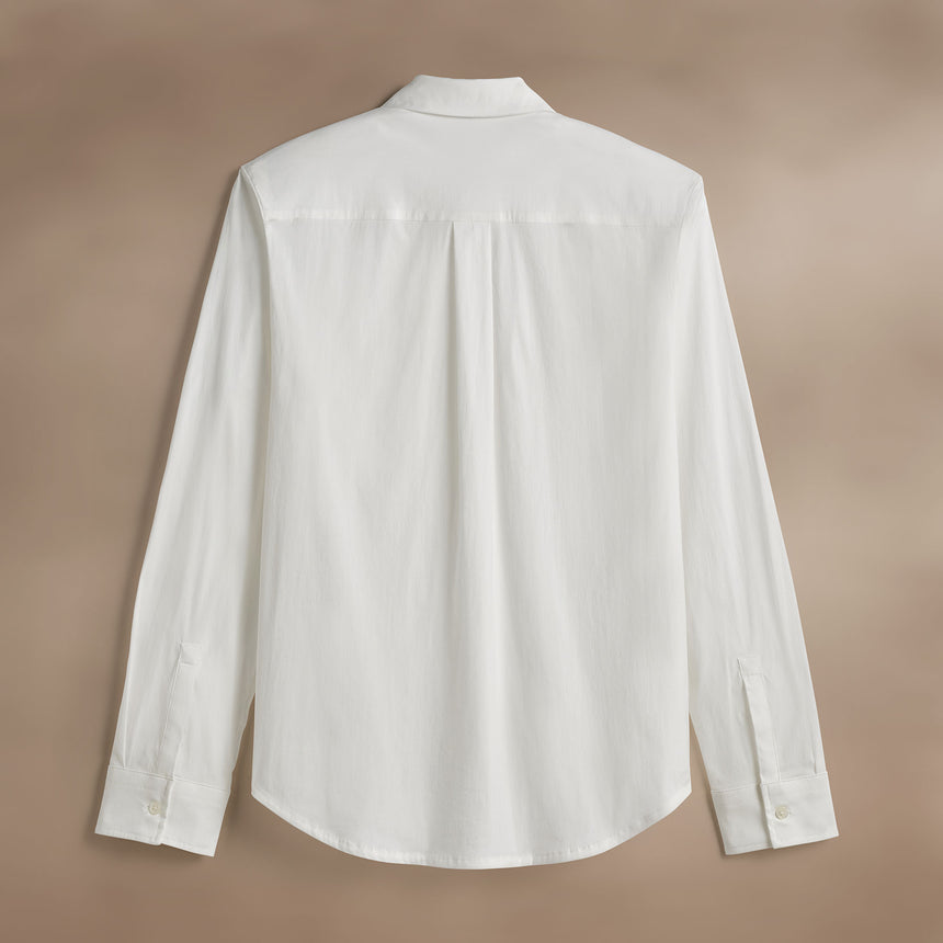 Performance Poplin Shirt in White | James Perse Los Angeles