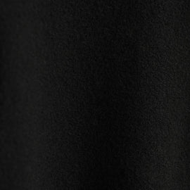 Wool Jrsy Zip Front Funnel Nck  in Black/Black | James Perse Los Angeles