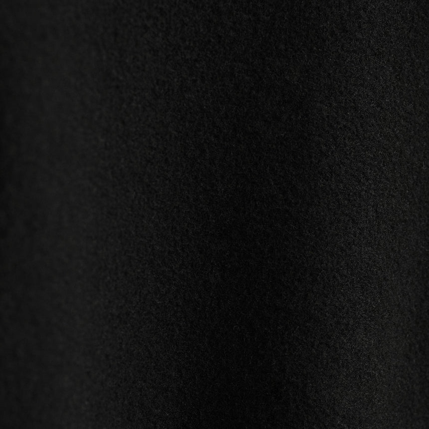Wool Jrsy Zip Front Funnel Nck  in Black/Black | James Perse Los Angeles