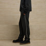 Italian Spun Cashmere Track Pa in Carbon/Smoke | James Perse Los Angeles