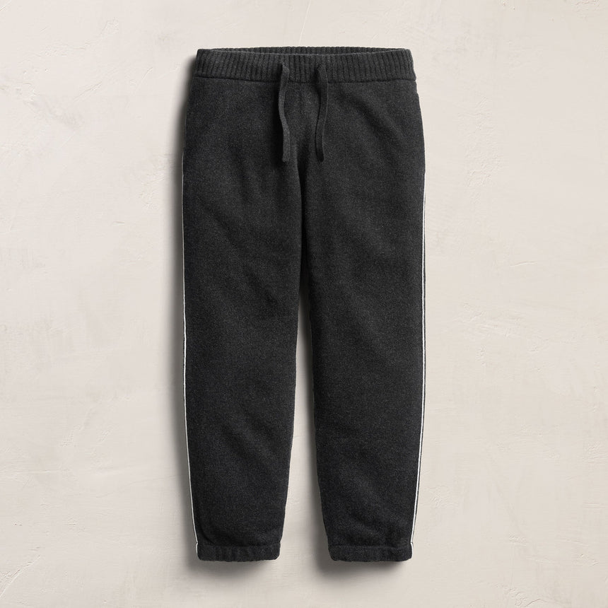 Spun Cashmere Track Pant in Carbon/Smoke | James Perse Los Angeles