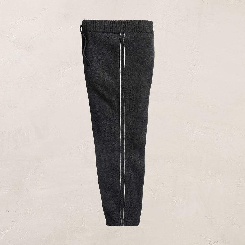 Spun Cashmere Track Pant in Carbon/Smoke | James Perse Los Angeles