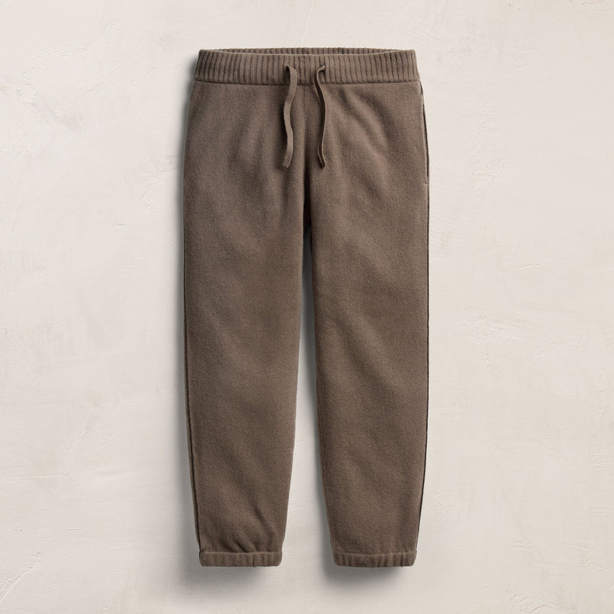 Spun Cashmere Track Pant in Mid Brown/Kona | James Perse Los Angeles