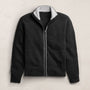 Spun Cashmere Track Jacket in Carbon/Smoke | James Perse Los Angeles