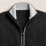Spun Cashmere Track Jacket in Carbon/Smoke | James Perse Los Angeles