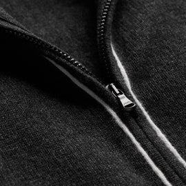 Spun Cashmere Track Jacket in Carbon/Smoke | James Perse Los Angeles