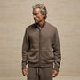 Italian Spun Cashmere Track Ja in Mid Brown/Kona | James Perse Los Angeles