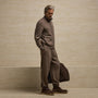 Italian Spun Cashmere Track Ja in Mid Brown/Kona | James Perse Los Angeles