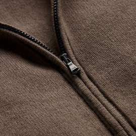 Spun Cashmere Track Jacket in Mid Brown/Kona | James Perse Los Angeles