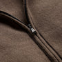 Spun Cashmere Track Jacket in Mid Brown/Kona | James Perse Los Angeles