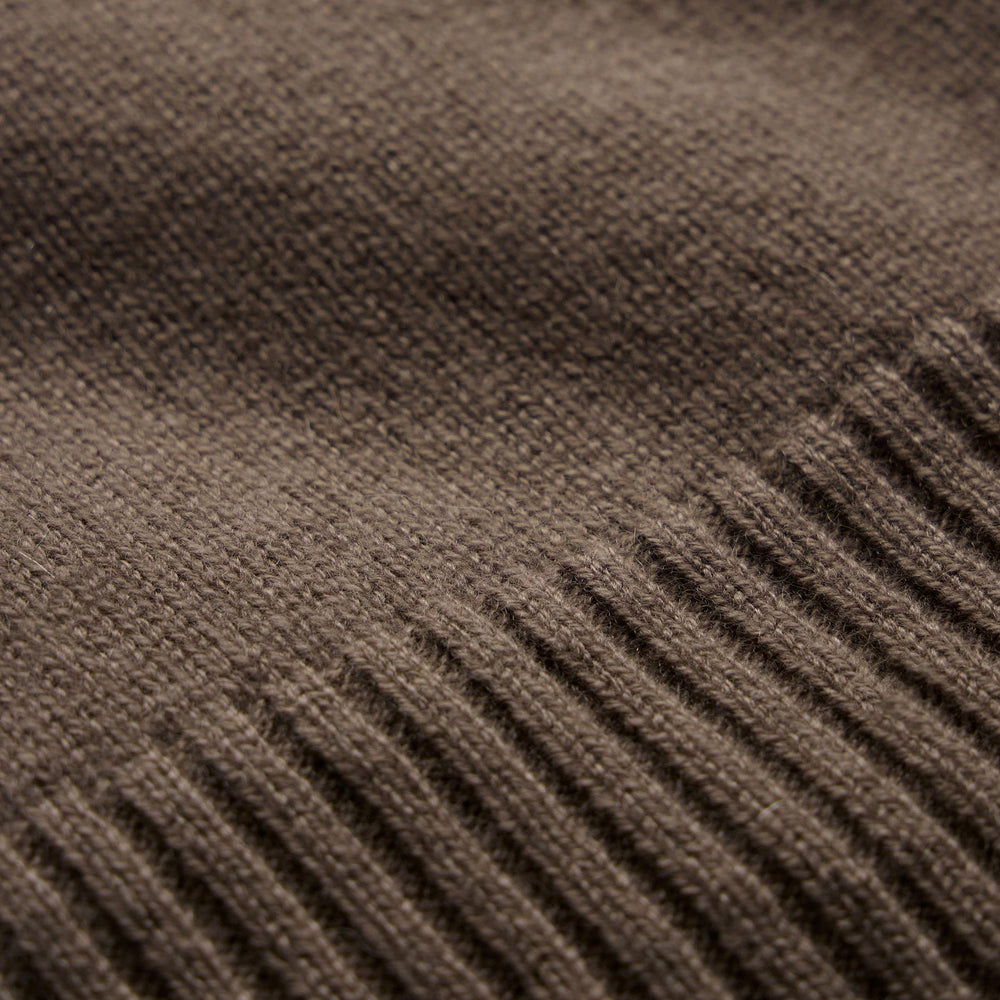 Spun Cashmere Track Jacket in Mid Brown/Kona | James Perse Los Angeles