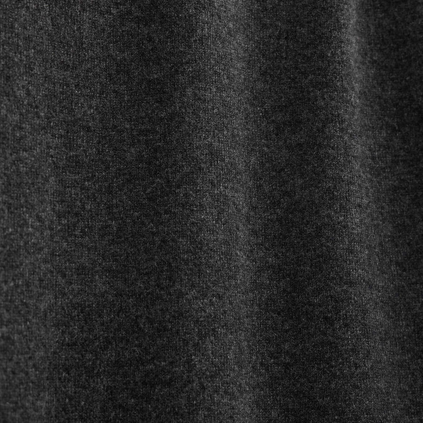 Italian Spun Cashmere Crewneck in Anthracite/Black | James Perse Los Angeles