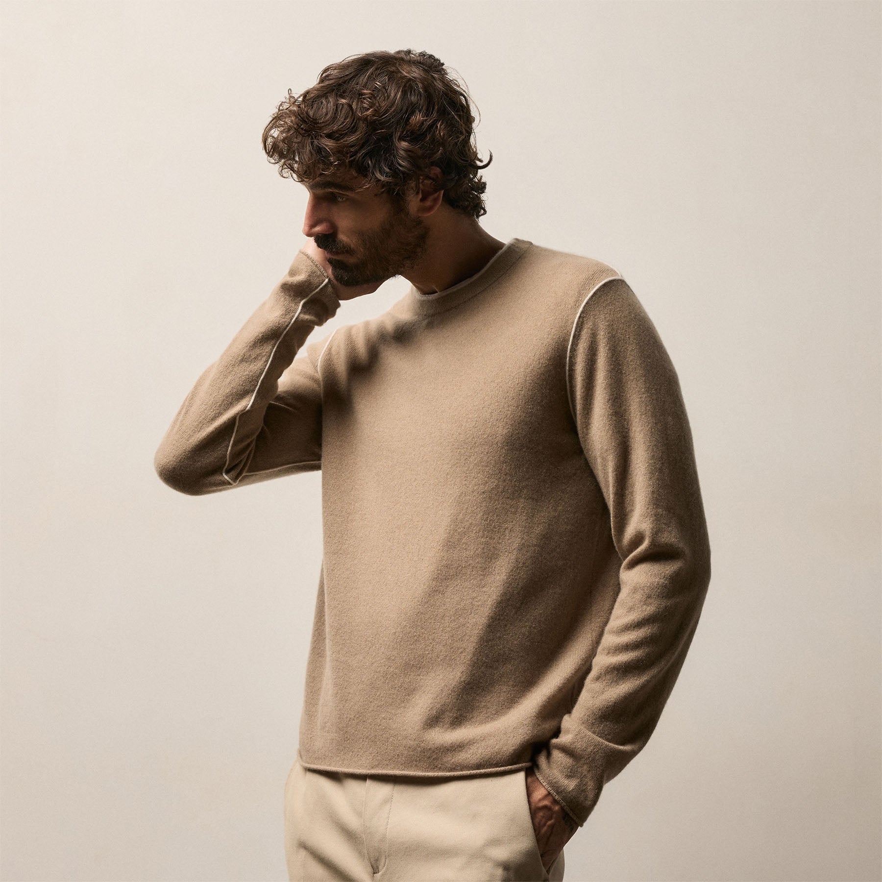 Italian Spun Cashmere Crewneck