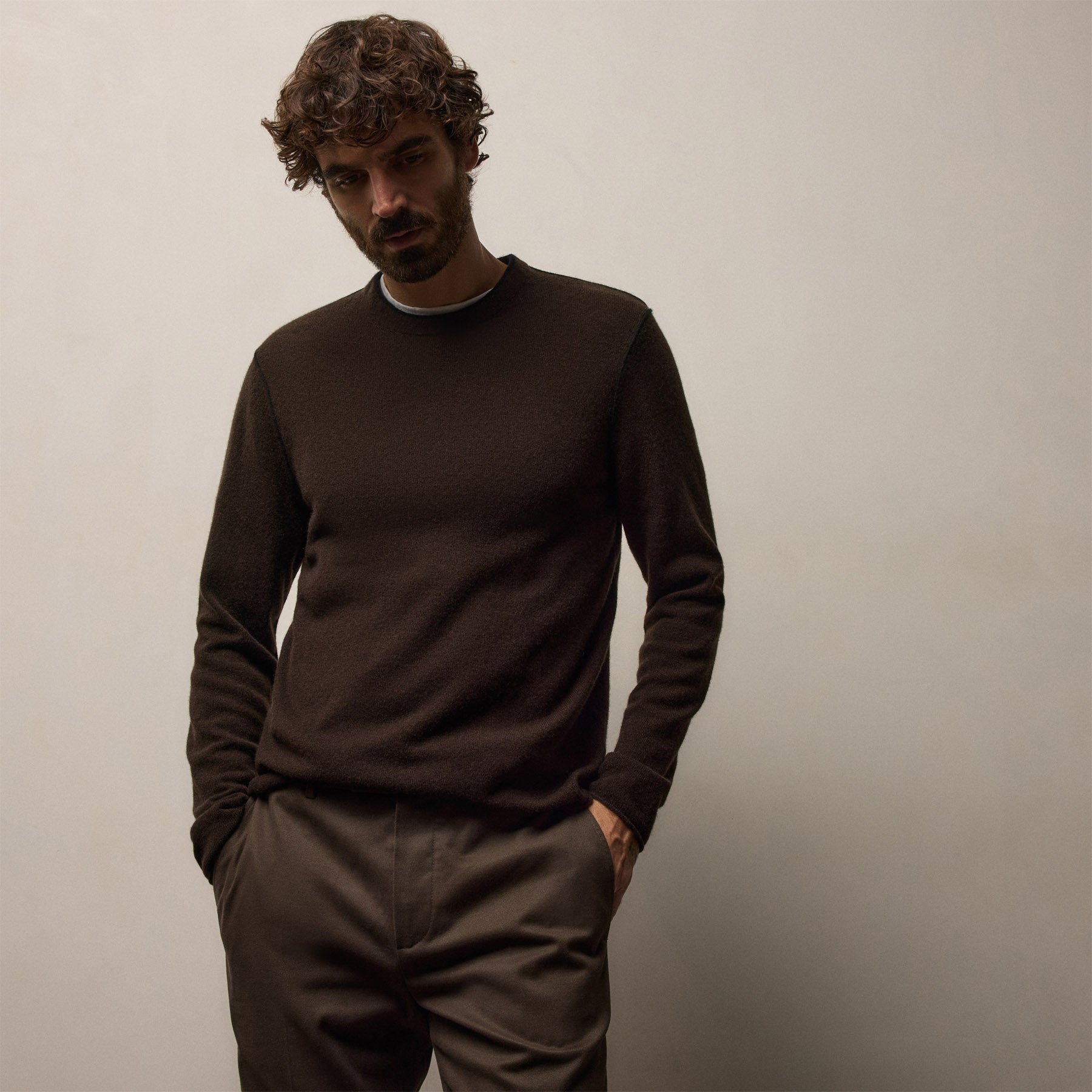 Italian Spun Cashmere Crewneck