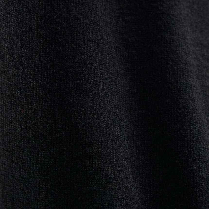 Italian Spun Cashmere Crew in Black/Anthracite | James Perse Los Angeles