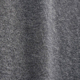 Italian Spun Cashmere Crew in Mid Grey/Forest | James Perse Los Angeles