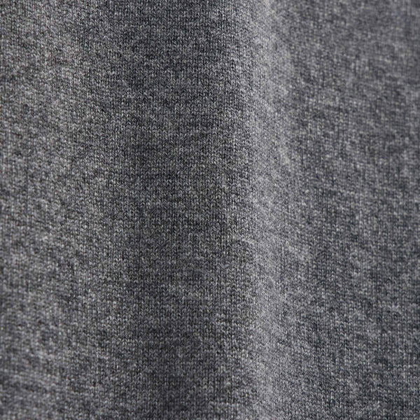 Italian Spun Cashmere Crew in Mid Grey/Forest | James Perse Los Angeles