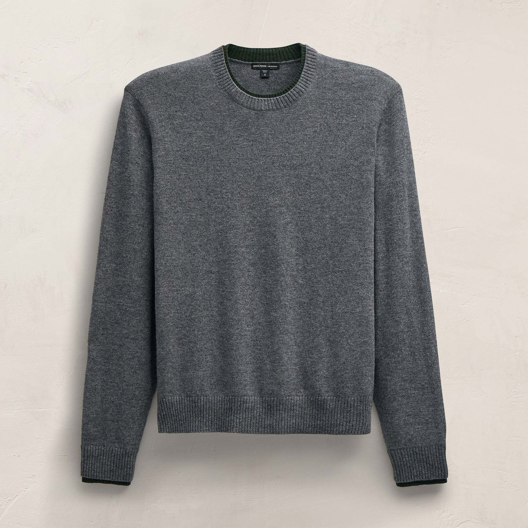 Contrast Trim Cashmere Crew from James Perse - $625