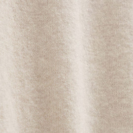 Italian Spun Cashmere Crew in Stucco/Ivory | James Perse Los Angeles